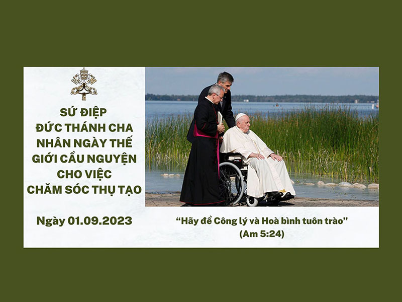 Sứ Điệp Của Đức Thánh Cha Nhân Ngày Thế Giới Cầu Nguyện Cho Việc Chăm Sóc Thụ Tạo Năm 2023